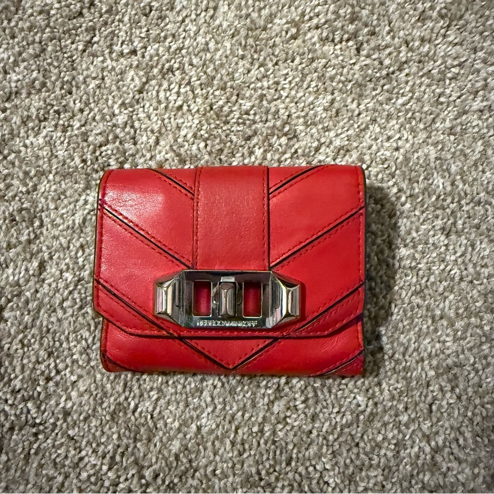 Rebecca Minkoff Red Chevron Wallet